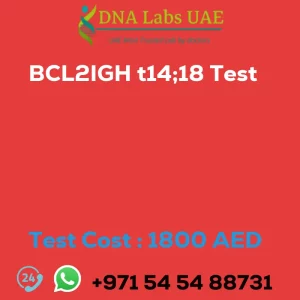 BCL2IGH t14;18 Test sale cost 1800 AED