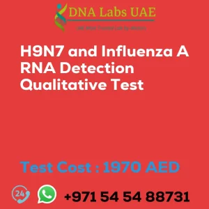H9N7 and Influenza A RNA Detection Qualitative Test sale cost 1970 AED