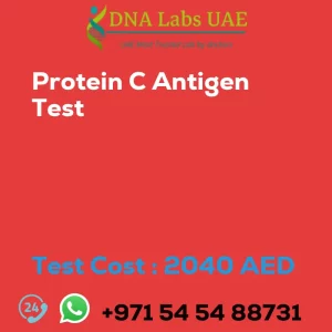 Protein C Antigen Test sale cost 2040 AED