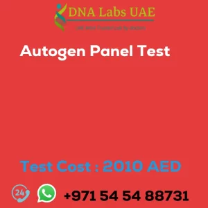 Autogen Panel Test sale cost 2010 AED
