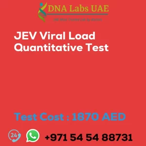 JEV Viral Load Quantitative Test sale cost 1870 AED