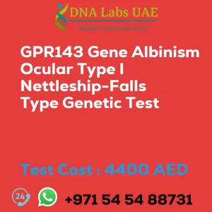GPR143 Gene Albinism Ocular Type I Nettleship-Falls Type Genetic Test sale cost 4400 AED