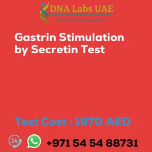 Gastrin Stimulation by Secretin Test sale cost 1970 AED