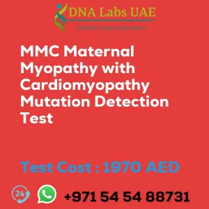 MMC Maternal Myopathy with Cardiomyopathy Mutation Detection Test sale cost 1970 AED