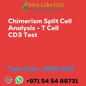 Chimerism Split Cell Analysis - T Cell CD3 Test sale cost 1870 AED
