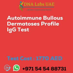 Autoimmune Bullous Dermatoses Profile IgG Test sale cost 1770 AED
