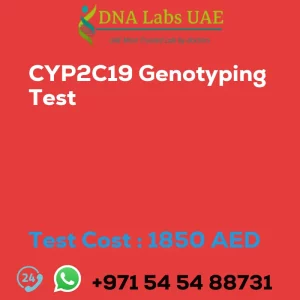 CYP2C19 Genotyping Test sale cost 1850 AED