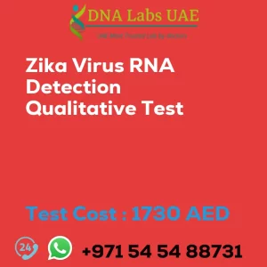 Zika Virus RNA Detection Qualitative Test sale cost 1730 AED
