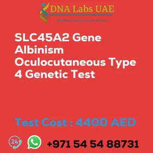 SLC45A2 Gene Albinism Oculocutaneous Type 4 Genetic Test sale cost 4400 AED