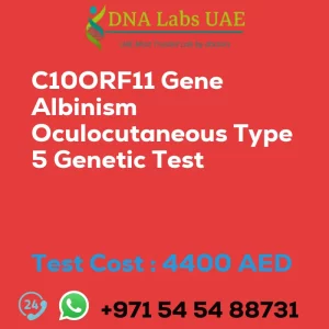 C10ORF11 Gene Albinism Oculocutaneous Type 5 Genetic Test sale cost 4400 AED