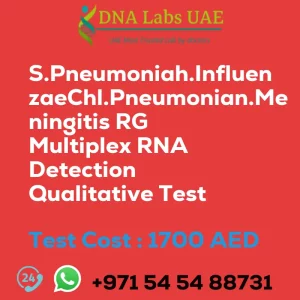 S.Pneumoniah.InfluenzaeChl.Pneumonian.Meningitis RG Multiplex RNA Detection Qualitative Test sale cost 1700 AED