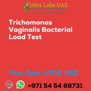 Trichomonas Vaginalis Bacterial Load Test sale cost 1700 AED