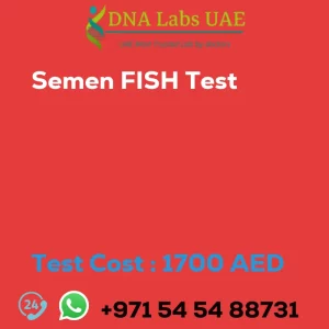 Semen FISH Test sale cost 1700 AED