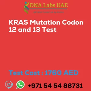 KRAS Mutation Codon 12 and 13 Test sale cost 1760 AED