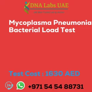 Mycoplasma Pneumonia Bacterial Load Test sale cost 1630 AED