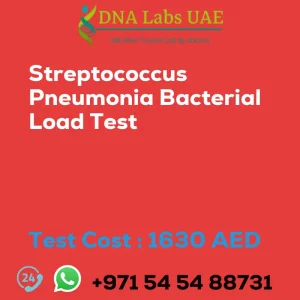 Streptococcus Pneumonia Bacterial Load Test sale cost 1630 AED