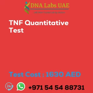 TNF Quantitative Test sale cost 1630 AED