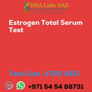 Estrogen Total Serum Test sale cost 1720 AED