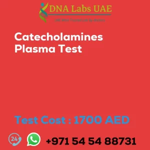 Catecholamines Plasma Test sale cost 1700 AED