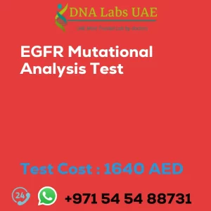 EGFR Mutational Analysis Test sale cost 1640 AED