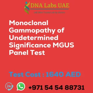 Monoclonal Gammopathy of Undetermined Significance MGUS Panel Test sale cost 1640 AED