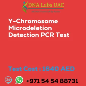 Y-Chromosome Microdeletion Detection PCR Test sale cost 1640 AED
