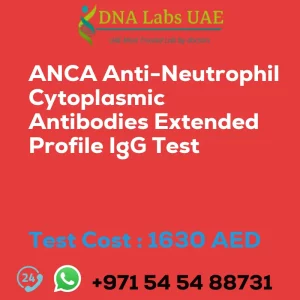 ANCA Anti-Neutrophil Cytoplasmic Antibodies Extended Profile IgG Test sale cost 1630 AED