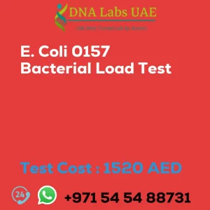 E. Coli 0157 Bacterial Load Test sale cost 1520 AED