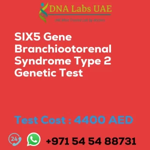 SIX5 Gene Branchiootorenal Syndrome Type 2 Genetic Test sale cost 4400 AED