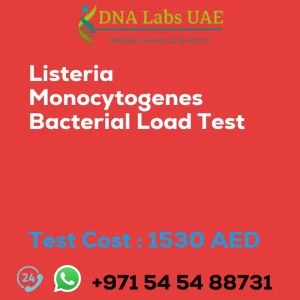 Listeria Monocytogenes Bacterial Load Test sale cost 1530 AED