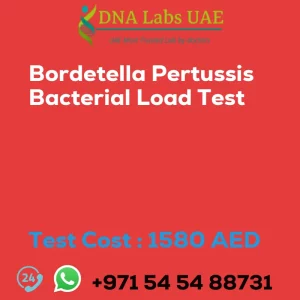 Bordetella Pertussis Bacterial Load Test sale cost 1580 AED
