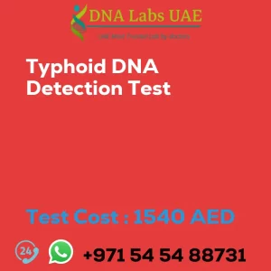 Typhoid DNA Detection Test sale cost 1540 AED