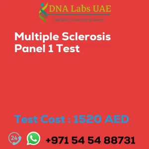 Multiple Sclerosis Panel 1 Test sale cost 1520 AED