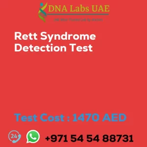 Rett Syndrome Detection Test sale cost 1470 AED