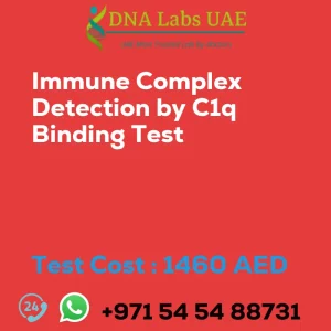 Immune Complex Detection by C1q Binding Test sale cost 1460 AED