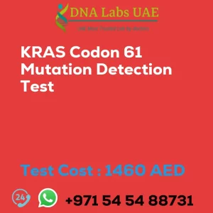 KRAS Codon 61 Mutation Detection Test sale cost 1460 AED