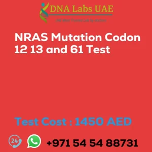 NRAS Mutation Codon 12 13 and 61 Test sale cost 1450 AED