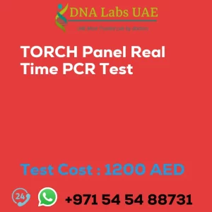 TORCH Panel Real Time PCR Test sale cost 1200 AED