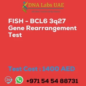 FISH - BCL6 3q27 Gene Rearrangement Test sale cost 1400 AED