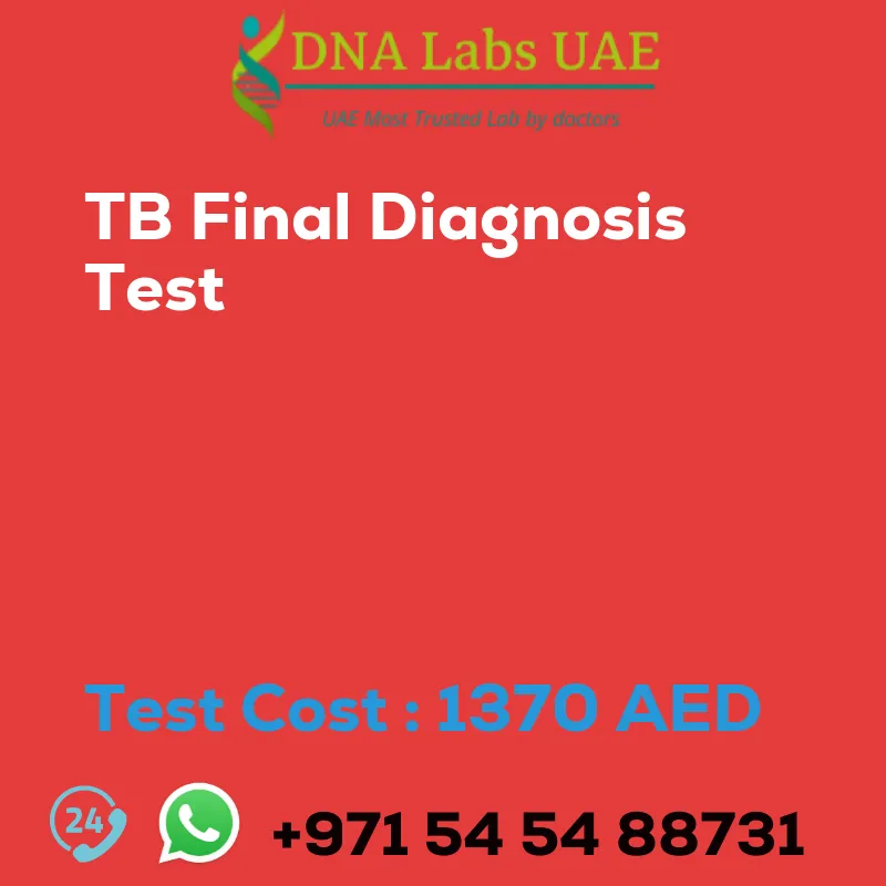 TB Final Diagnosis Test sale cost 1370 AED