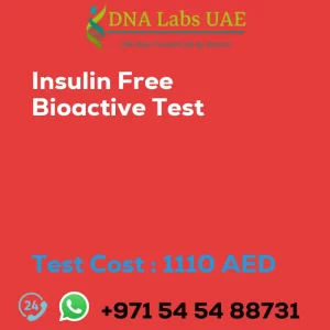 Insulin Free Bioactive Test sale cost 1110 AED