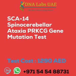 SCA-14 Spinocerebellar Ataxia PRKCG Gene Mutation Test sale cost 1290 AED