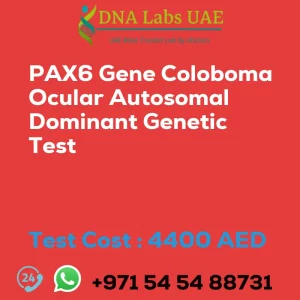 PAX6 Gene Coloboma Ocular Autosomal Dominant Genetic Test sale cost 4400 AED