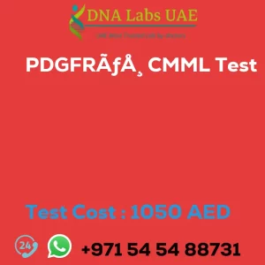 PDGFRÃƒÅ¸ CMML Test sale cost 1050 AED