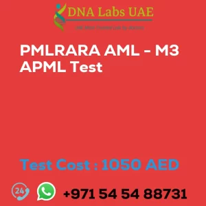 PMLRARA AML - M3 APML Test sale cost 1050 AED