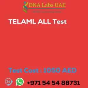 TELAML ALL Test sale cost 1050 AED