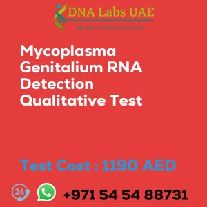 Mycoplasma Genitalium RNA Detection Qualitative Test sale cost 1190 AED