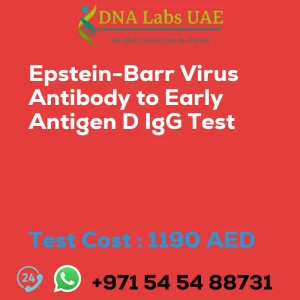 Epstein-Barr Virus Antibody to Early Antigen D IgG Test sale cost 1190 AED