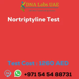 Nortriptyline Test sale cost 1260 AED