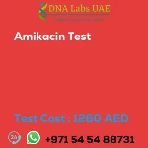 Amikacin Test sale cost 1260 AED